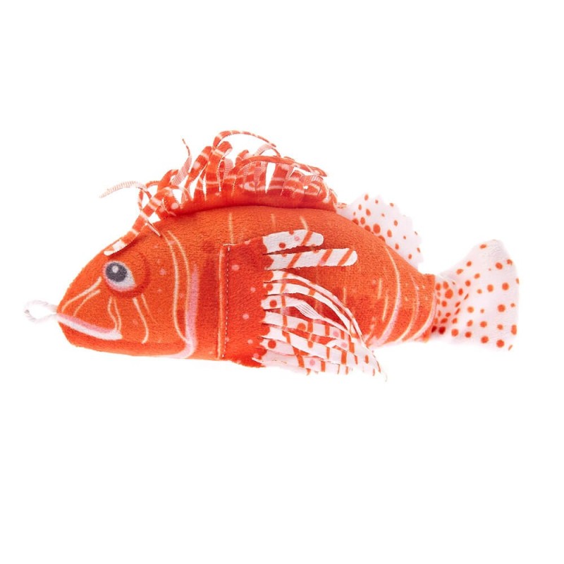 Peixe escorpião de peluche para bastão para gatos - Ferribiella