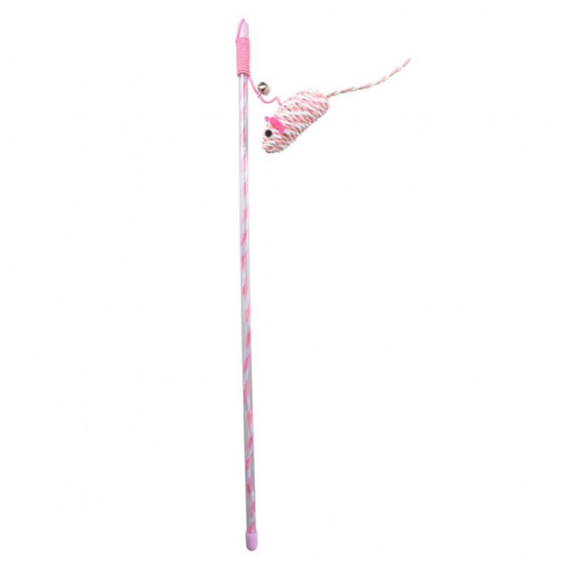 Bastão de sisal com brinquedo para gatos - Duvo Plus