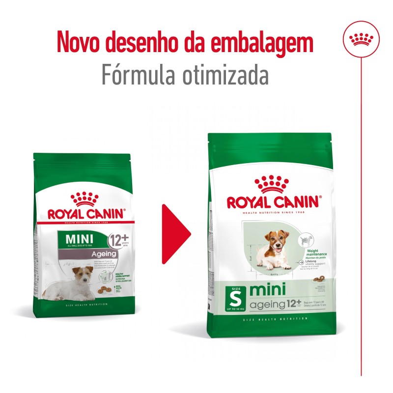 Royal Canin Mini Ageing 12+ - Ração seca para cão sénior