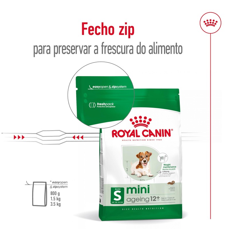 Royal Canin Mini Ageing 12+ - Ração seca para cão sénior