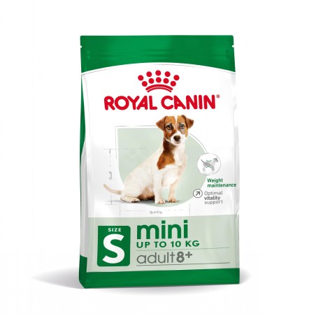 Royal Canin Mini Adult 8+ - Ração seca para cão de porte pequeno com mais de 8 anos