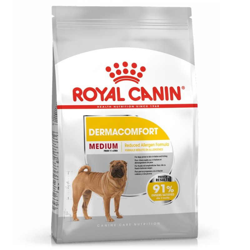 Royal Canin Dermacomfort Medium Adult - Ração seca para cão de porte médio com pele sensível