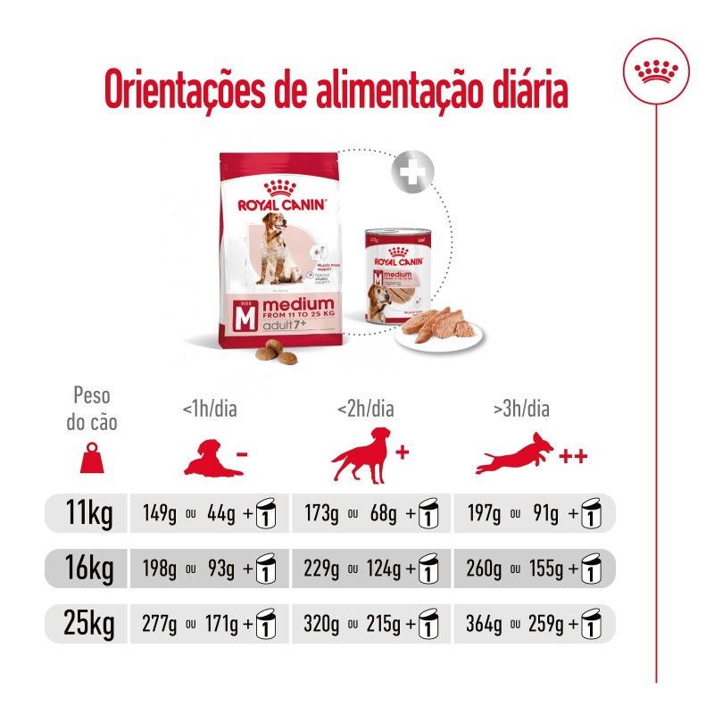 Royal Canin Medium Adult 7+ - Raçao seca para cão maduro de raça média