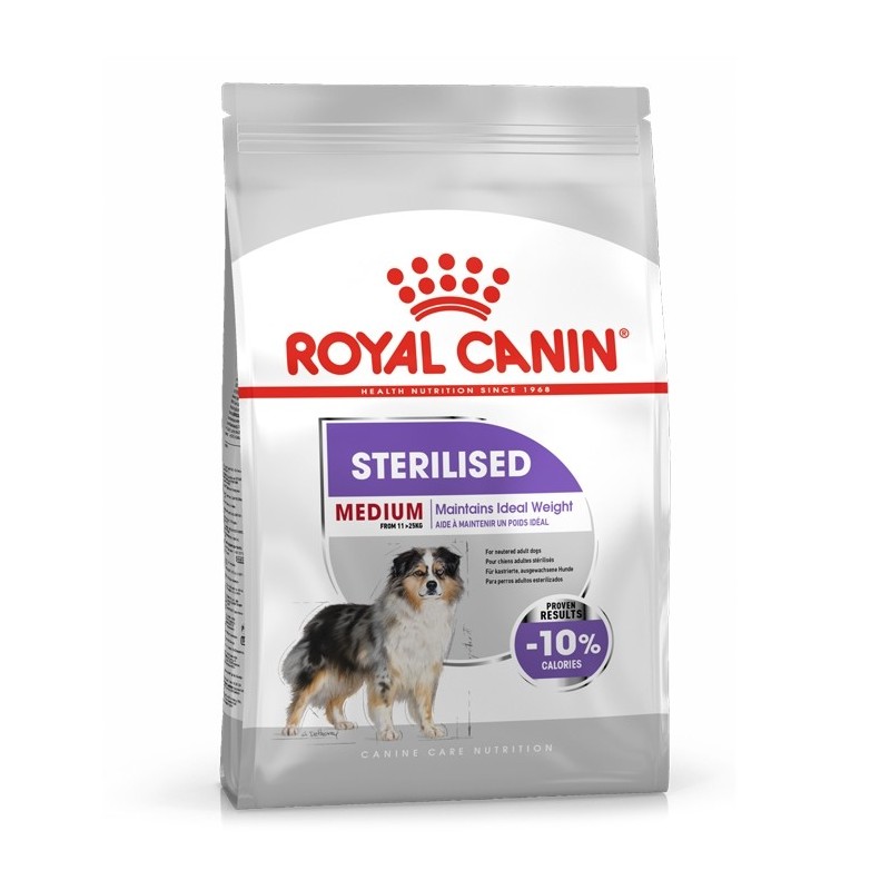 Royal Canin Sterilised Medium Adult - Ração seca para cão esterilizado de porte médio