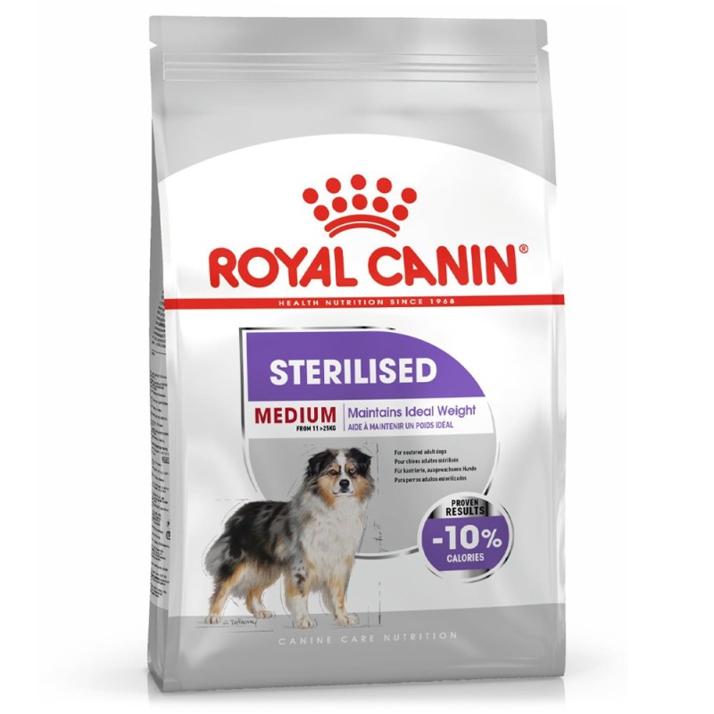 Royal Canin Sterilised Medium Adult - Ração seca para cão esterilizado de porte médio