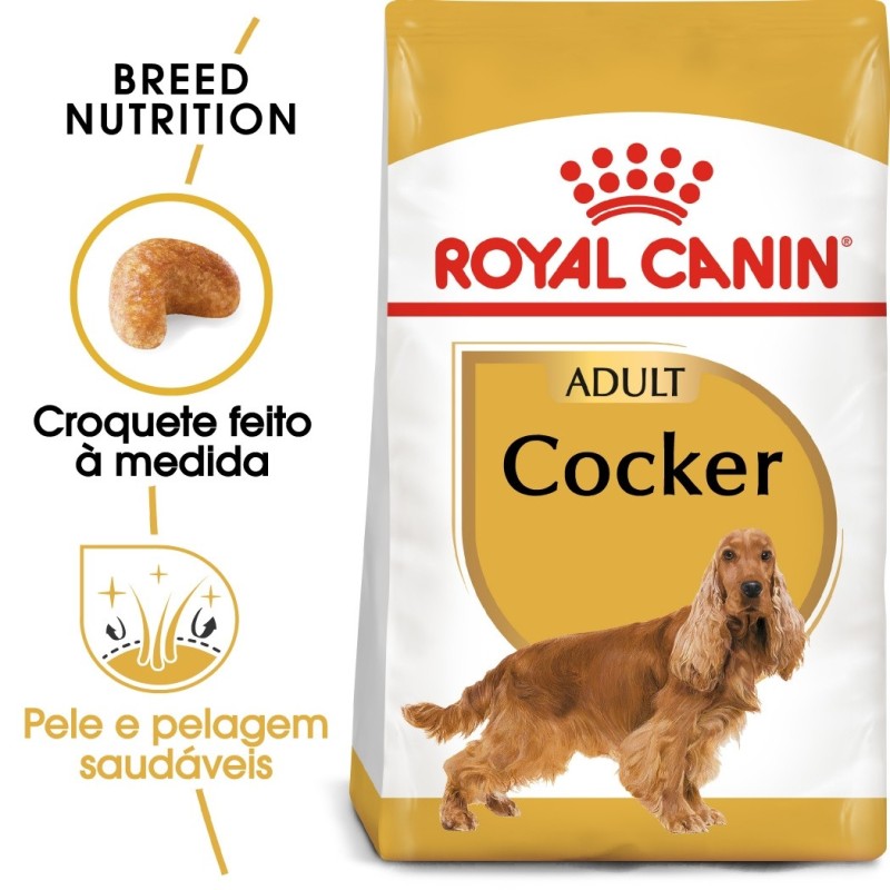 Royal Canin Cocker Adult - Ração seca para cão de raça