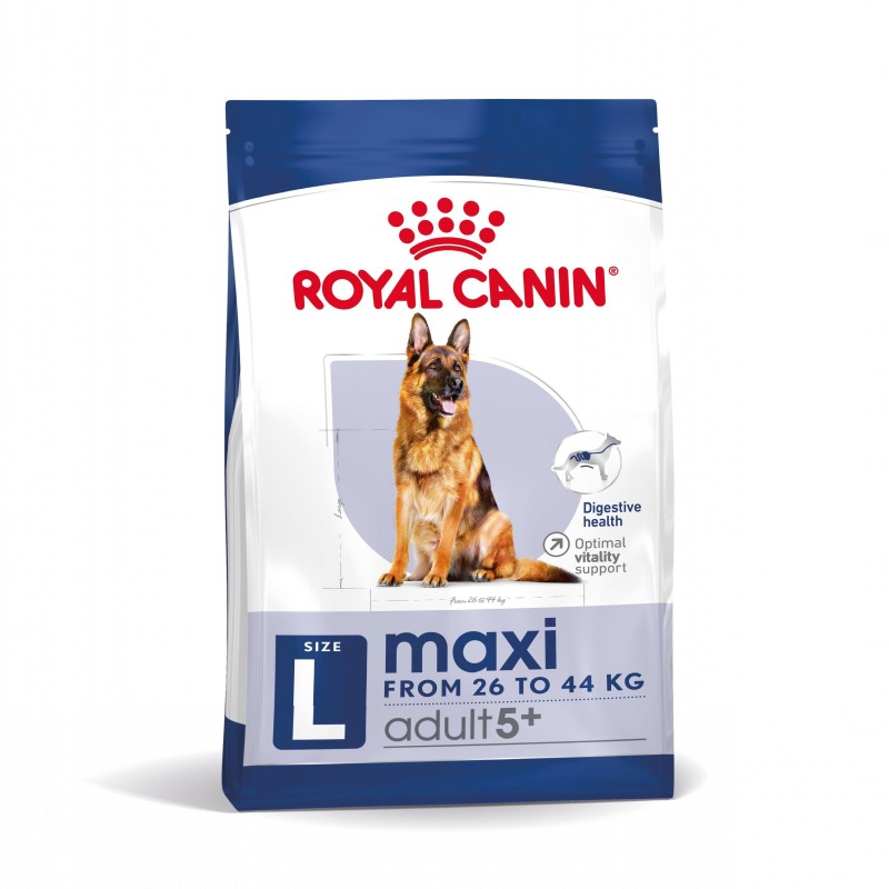 Royal Canin Maxi Adult 5+ - Ração seca para cão de porte grande com mais de 5 anos