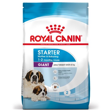 Royal Canin Giant Starter Mother & Babydog - Ração seca para cachorro recém-nascido e cadela gestante/lactante de porte gigante