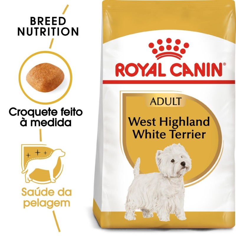 Royal Canin West Highland White Terrier Adult - Ração seca para cão de raça