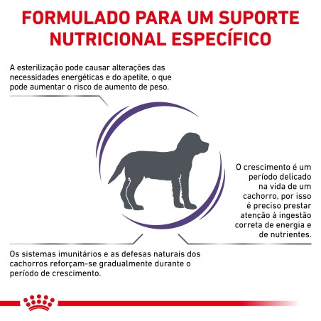 Royal Canin VET Neutered Junior - Ração seca para cachorro médio esterilizado