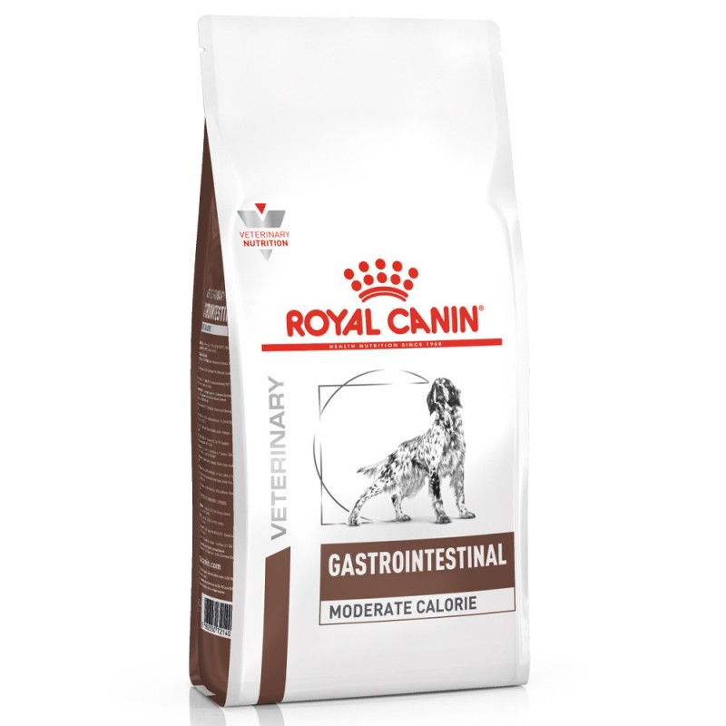 Royal Canin VET Gastrointestinal Moderate Calorie - Ração seca para cão adulto com problemas digestivos