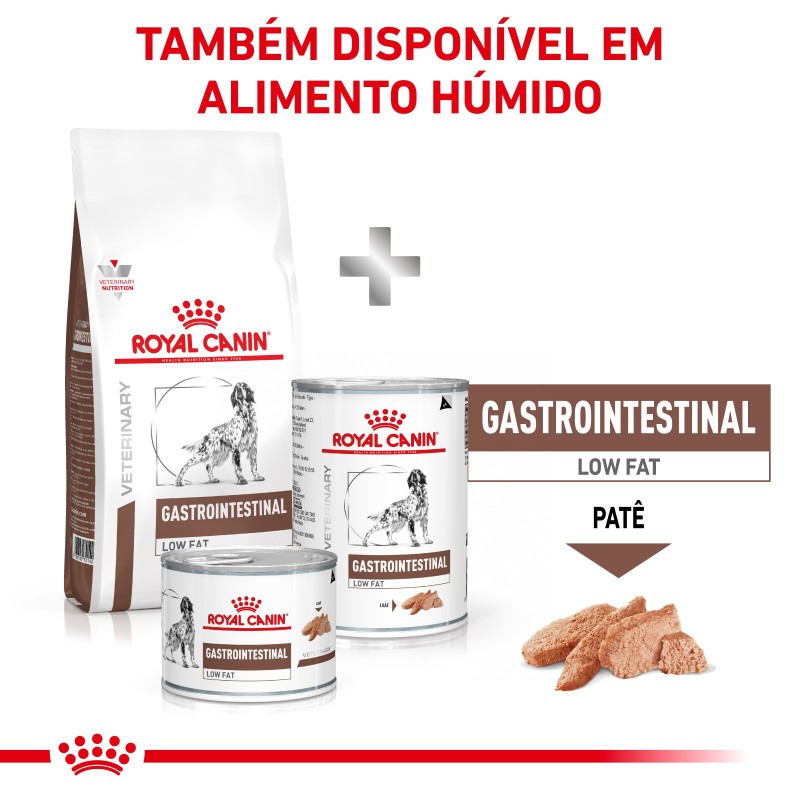 Royal Canin VET Gastrointestinal Low Fat - Ração seca para cão adulto com problemas digestivos