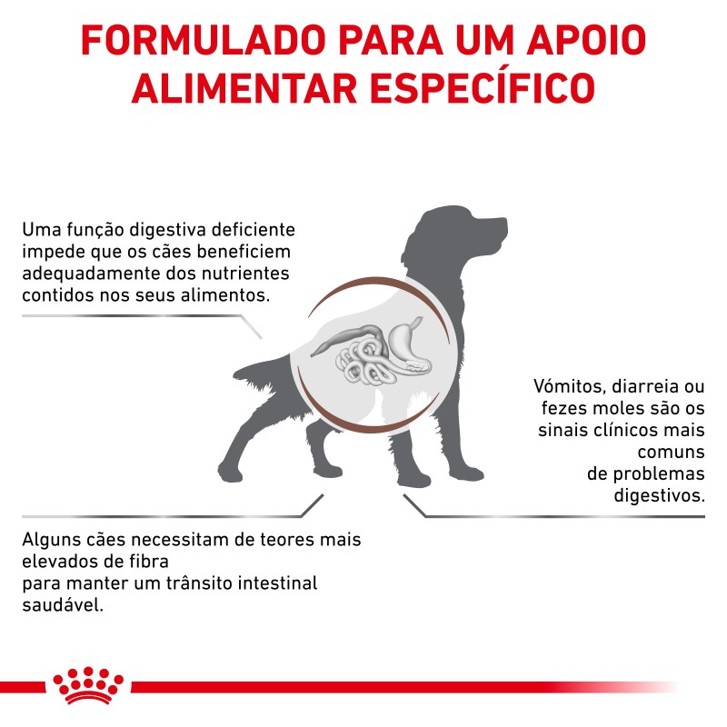 Royal Canin VET Gastrointestinal High Fibre - Ração seca para cão adulto com problemas digestivos