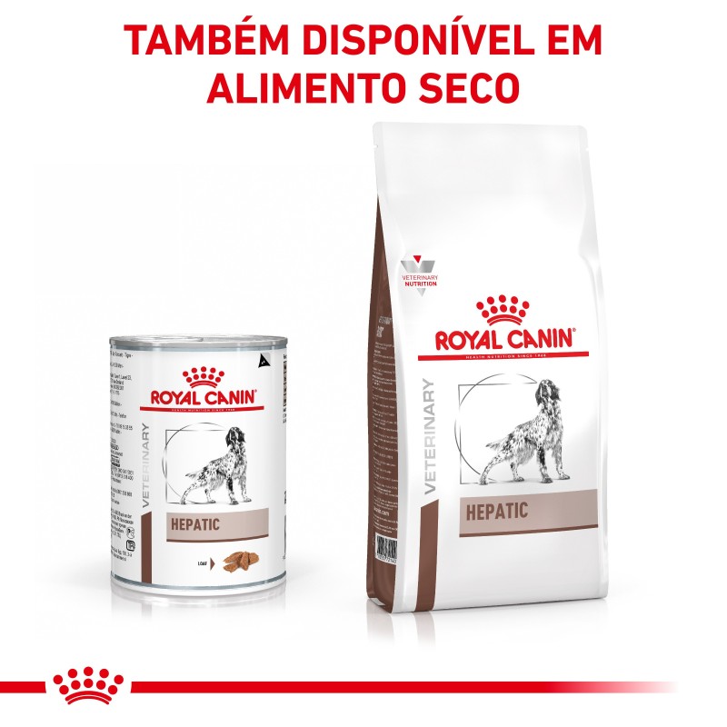 Royal Canin VET Hepatic - Alimento em patê para cão adulto com insuficiência hepática