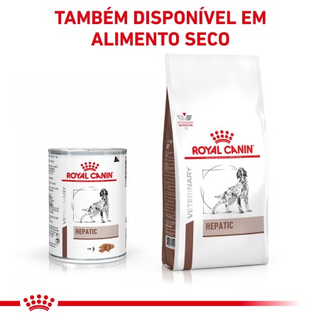 Royal Canin VET Hepatic - Alimento em patê para cão adulto com insuficiência hepática