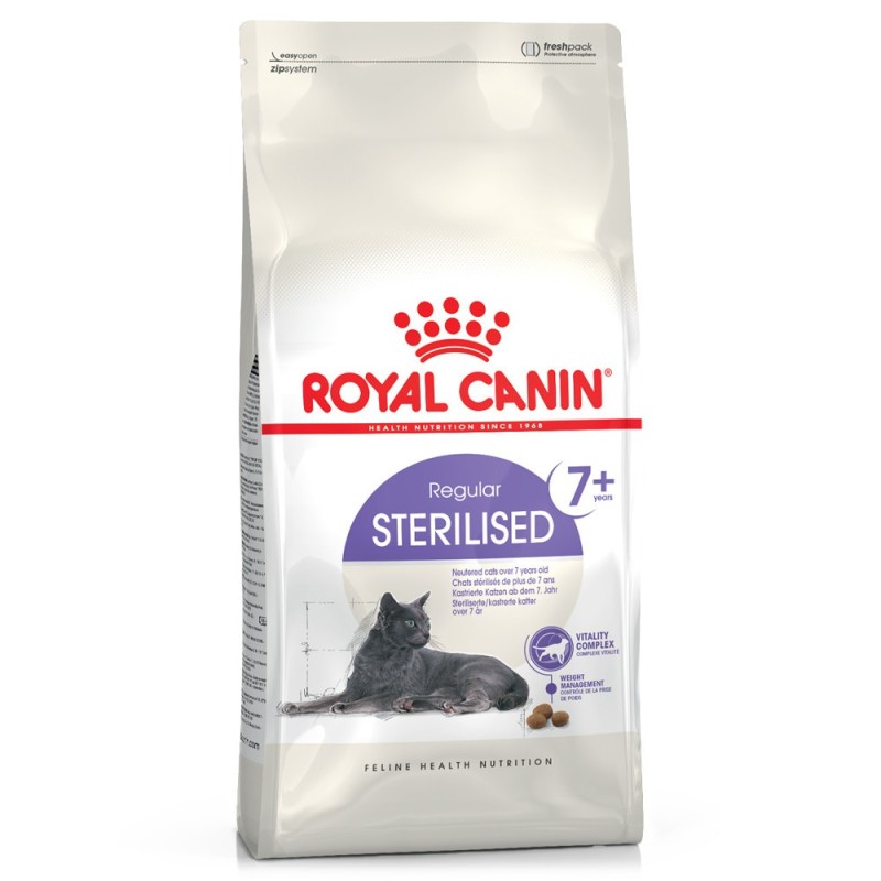 Royal Canin Sterilised 7+ - Ração seca para gato esterilizado com mais de 7 anos