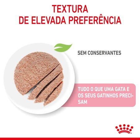 Royal Canin Mother & Babycat - Alimento em mousse para gatinhos e gatas gestantes/lactantes