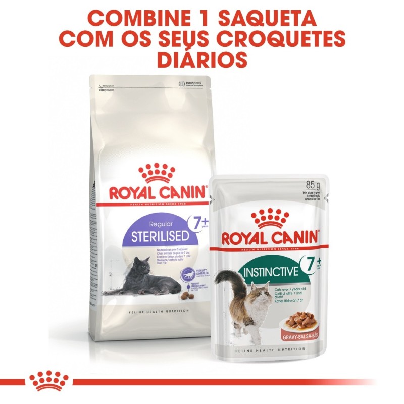 Royal Canin Instinctive 7+ - Alimento em molho para gato com mais de 7 anos