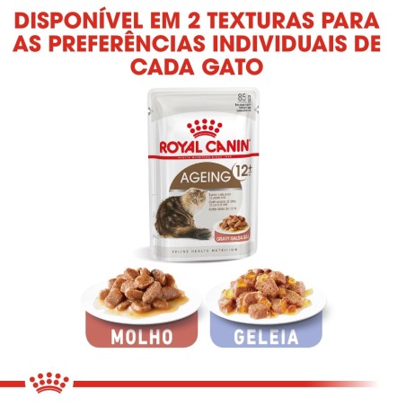 Royal Canin Ageing 12+ - Alimento em molho para gato com mais de 12 anos