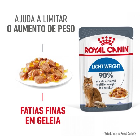 Royal Canin Ultra Light Adult - Alimento em geleia para gato para controlo de peso