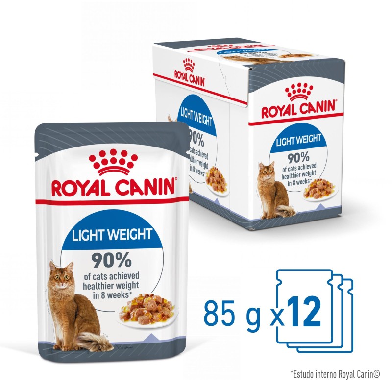 Royal Canin Ultra Light Adult - Alimento em geleia para gato para controlo de peso