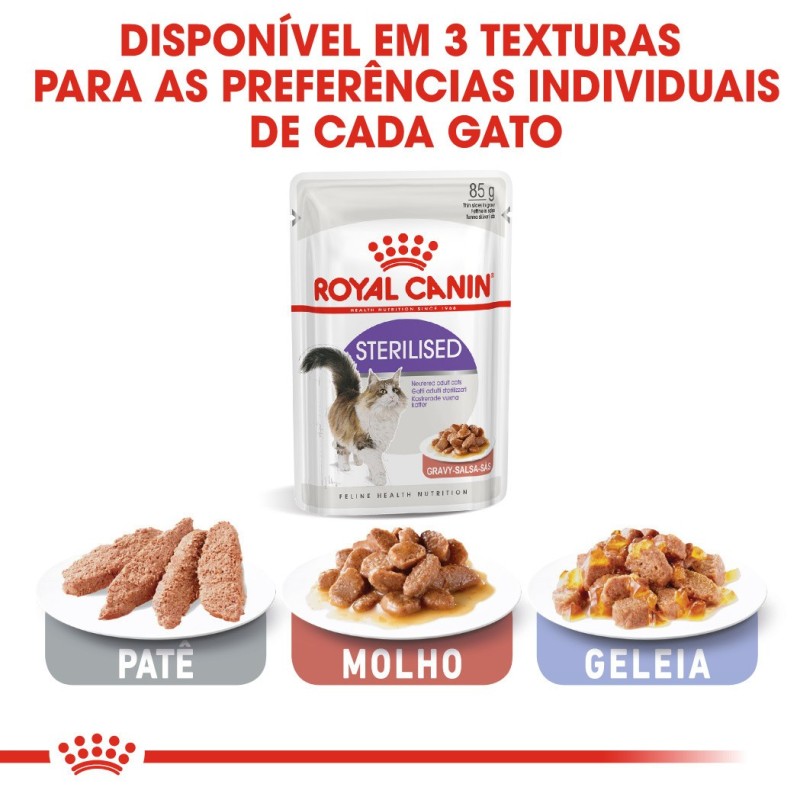 Royal Canin Sterilised Adult - Alimento em molho para gato esterilizado