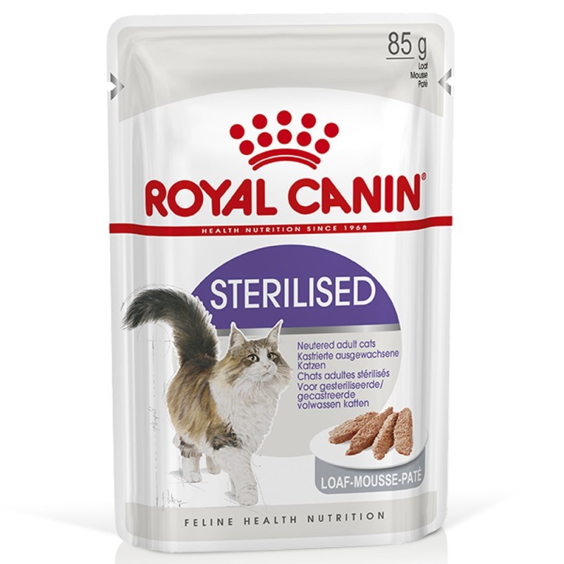 Royal Canin Sterilised - Alimento em patê para gato adulto esterilizado