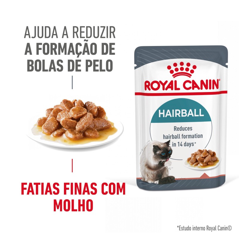 Royal Canin Hairball Care - Alimento em molho para gato adulto para controlo de bolas de pelo