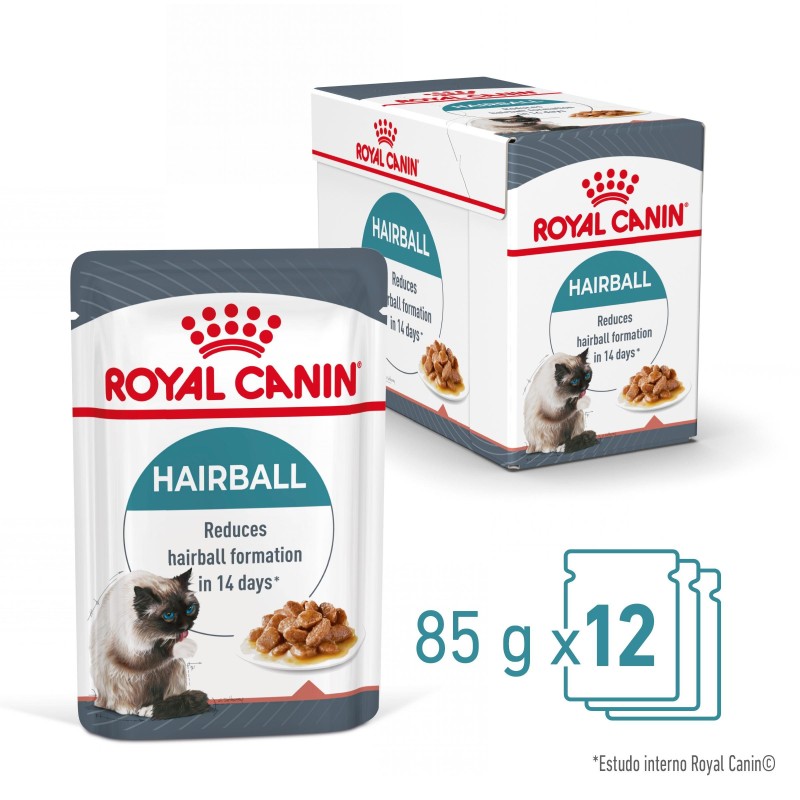 Royal Canin Hairball Care - Alimento em molho para gato adulto para controlo de bolas de pelo