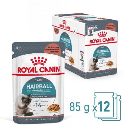 Royal Canin Hairball Care - Alimento em molho para gato adulto para controlo de bolas de pelo