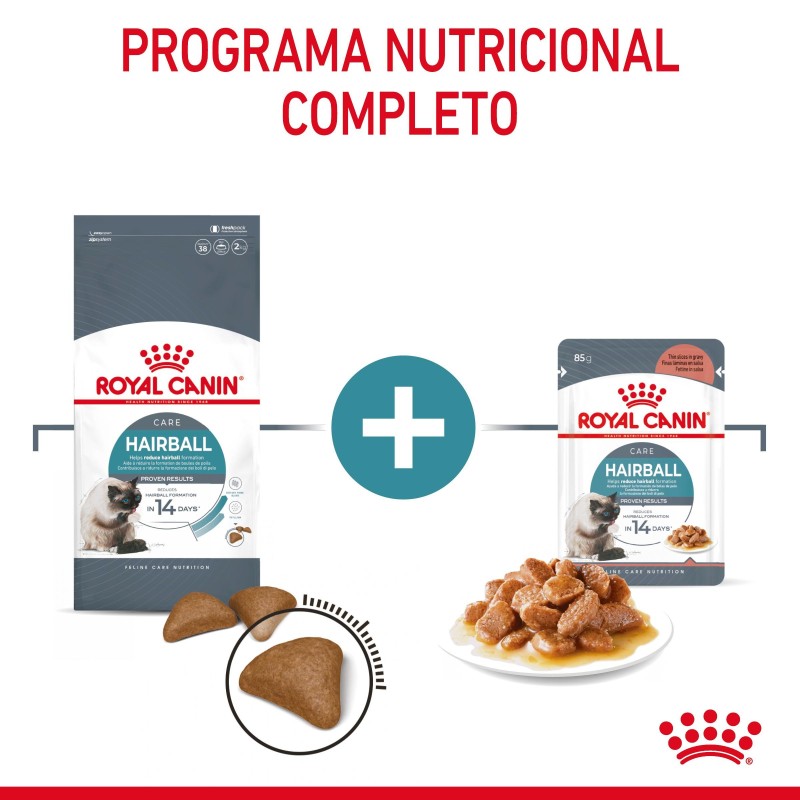 Royal Canin Hairball Care - Alimento em molho para gato adulto para controlo de bolas de pelo