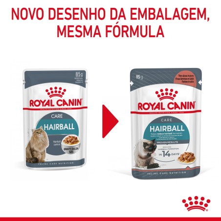 Royal Canin Hairball Care - Alimento em molho para gato adulto para controlo de bolas de pelo