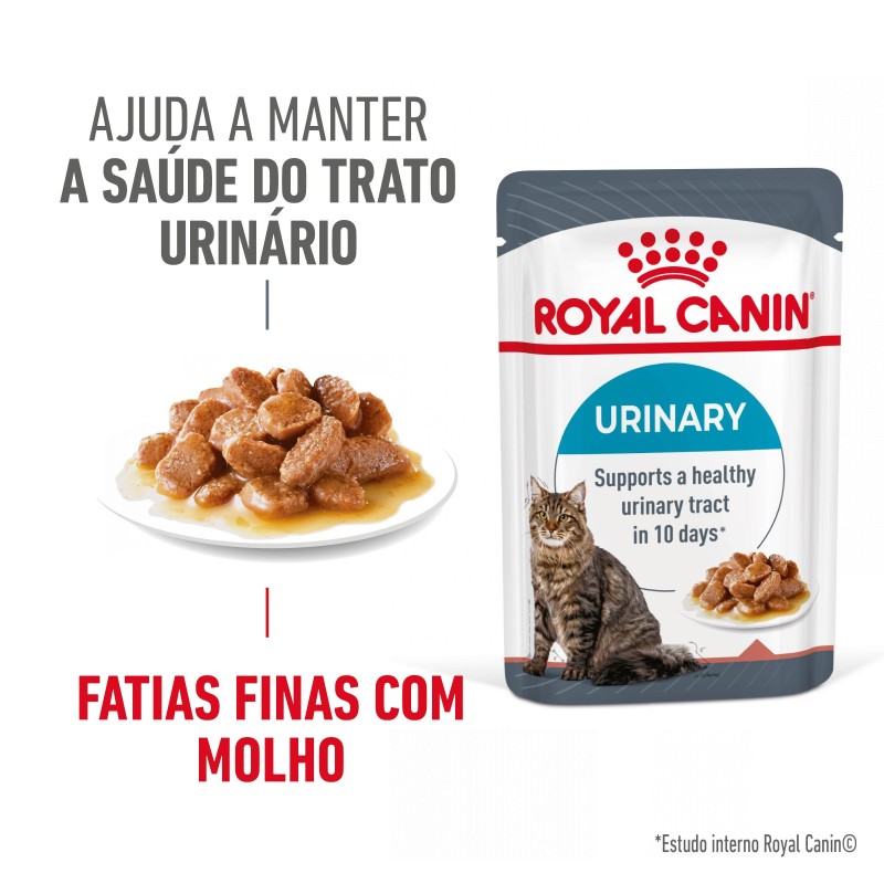 Royal Canin Urinary Care - Alimento em molho para gato adulto com sensibilidade urinária