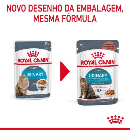 Royal Canin Urinary Care - Alimento em molho para gato adulto com sensibilidade urinária