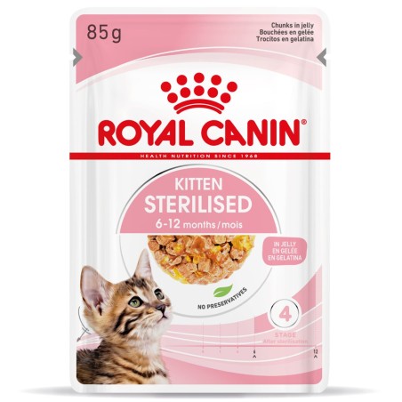 Royal Canin Kitten Sterilised - Alimento em geleia para gatinhos esterilizados