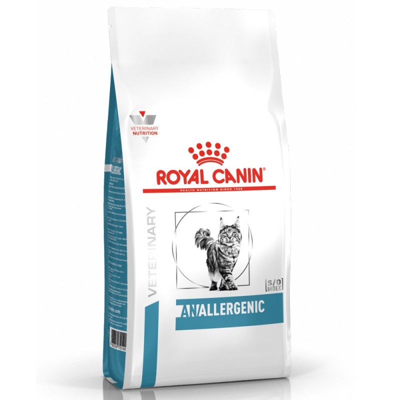 Royal Canin VET Anallergenic - Ração seca para gato adulto com sensibilidade alimentar