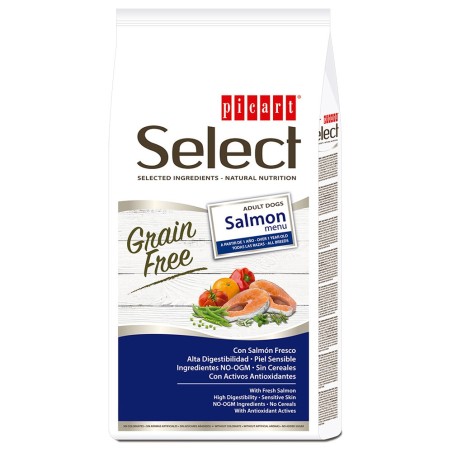 Picart Select Grain free - Ração seca sem cereais para cão adulto - Salmão