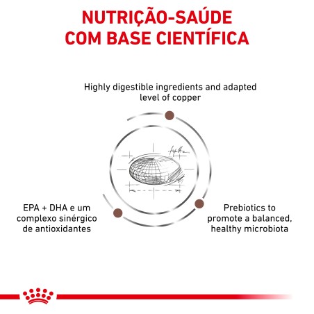 Royal Canin VET Hepatic - Ração seca para gato adulto com insuficiência hepática