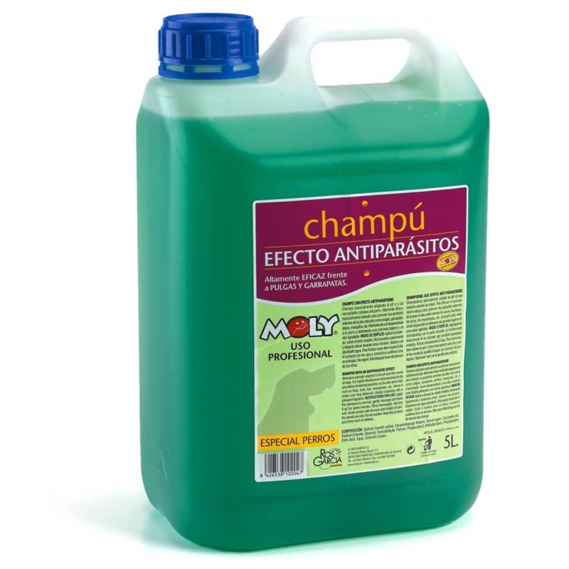 Champô antiparasitário de menta fresca para cão - Moly