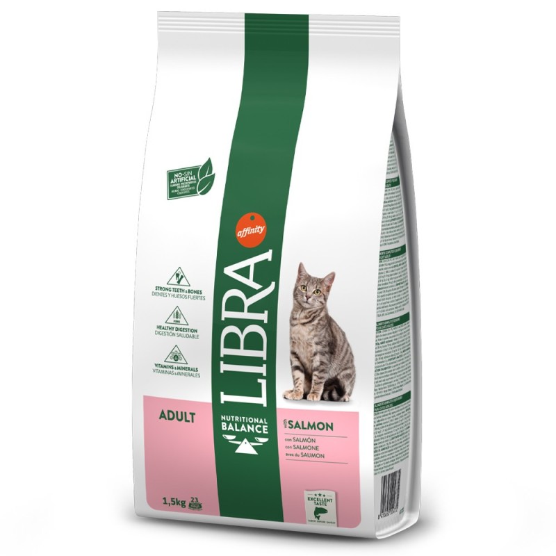 Libra - Ração seca para gato adulto - Salmão