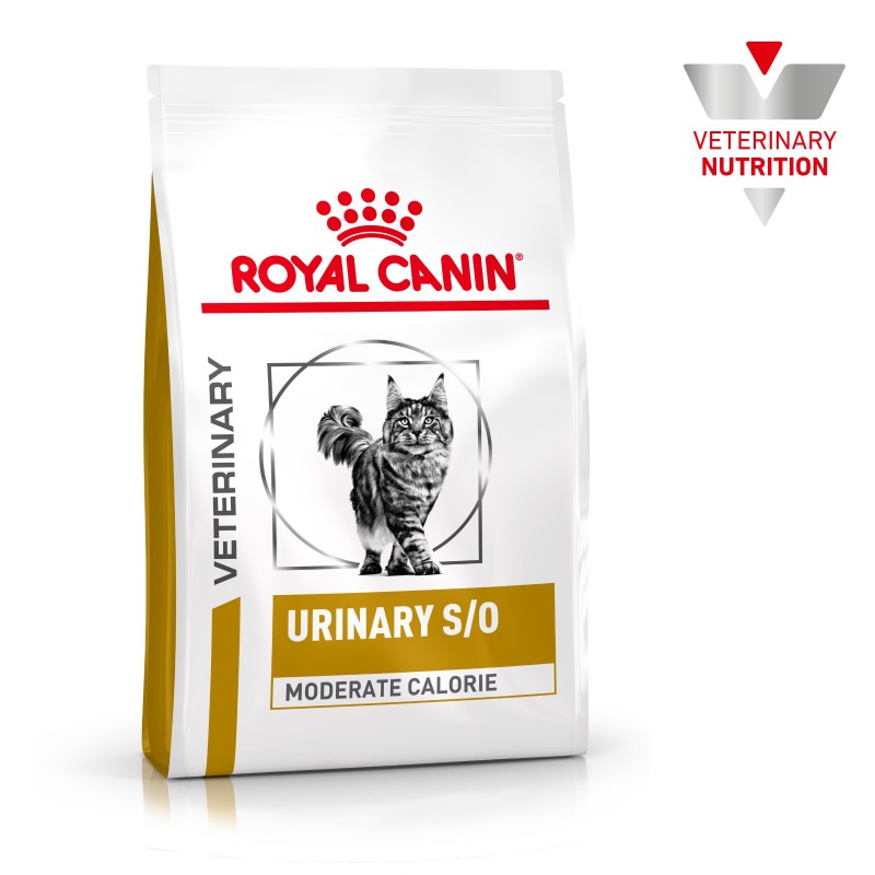 Royal Canin VET Urinary S/O Moderate Calorie - Ração seca para gato com problemas urinários