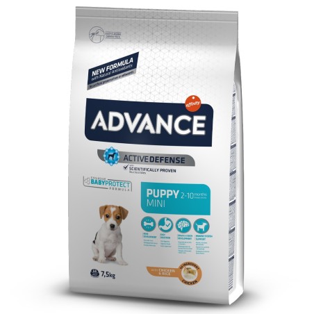 Advance Puppy Mini - Ração seca para cachorro pequeno - Frango e arroz
