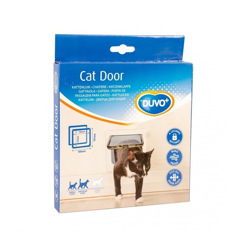 Duvo Plus Porta para Gato Branca