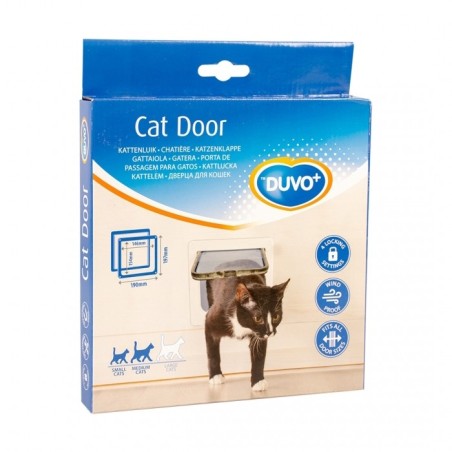 Duvo Plus Porta para Gato Branca