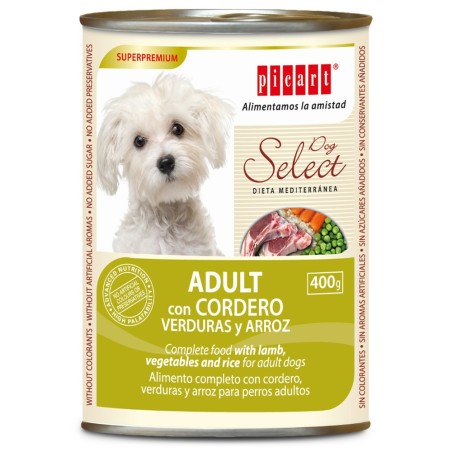 Picart Select - Alimento em patê para cão adulto - Cordeiro, vegetais e arroz