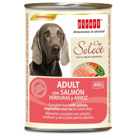 Picart Select - Alimento em patê para cão adulto - Salmão, vegetais e arroz