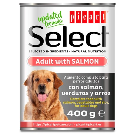 Picart Select - Alimento em patê para cão adulto - Salmão, vegetais e arroz