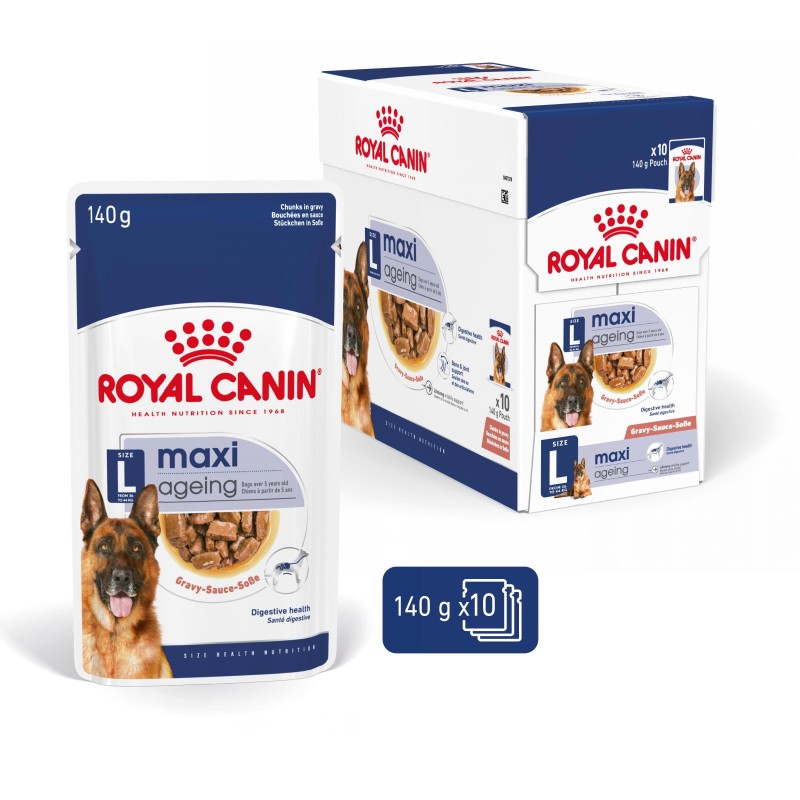 Royal Canin Maxi Ageing 8+ - Alimento em molho para cão de porte grande com mais de 8 anos