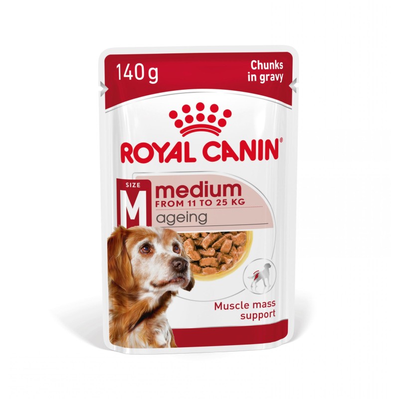 Royal Canin Medium Ageing 10+ - Alimento em molho para cão de porte médio com mais de 10 anos