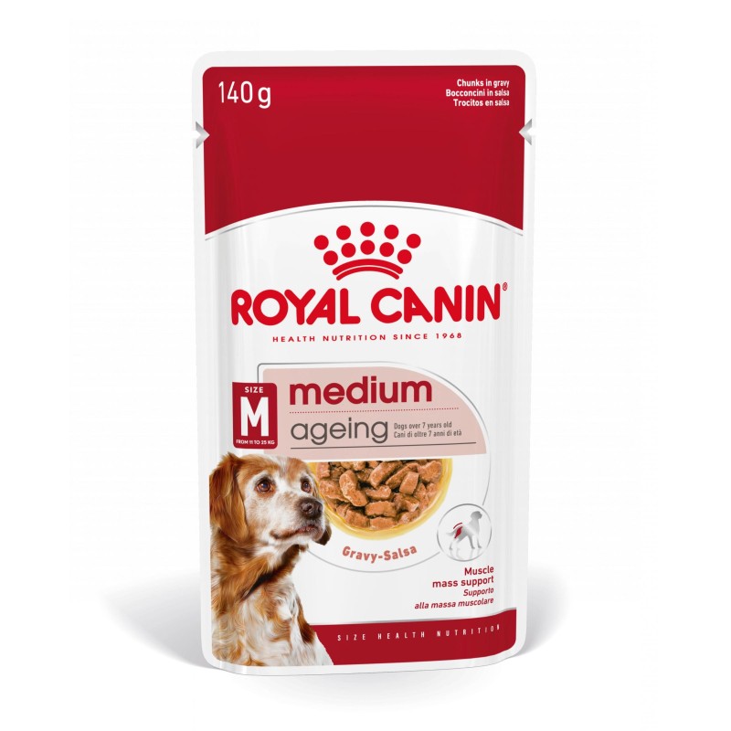 Royal Canin Medium Ageing 10+ - Alimento em molho para cão de porte médio com mais de 10 anos